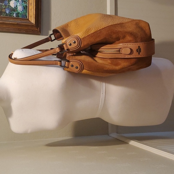 Coach Edie 42 mixed leathers squash color - Picture 4 of 15